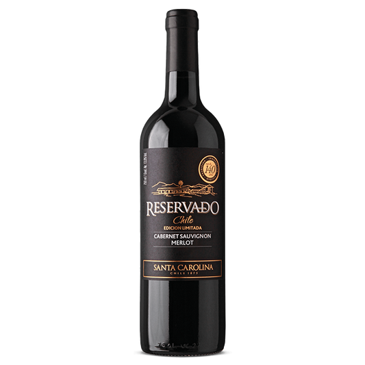 VINO SANTA CAROLINA RESERVADO CABERNET SAUVIGNON MERLOT ED LIM 750ML