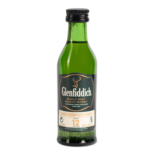 WHISKY GLENFIDDICH 12 AÑOS MINI 50CC