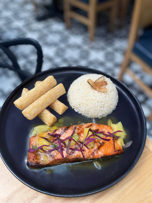 Salmón a la naranja