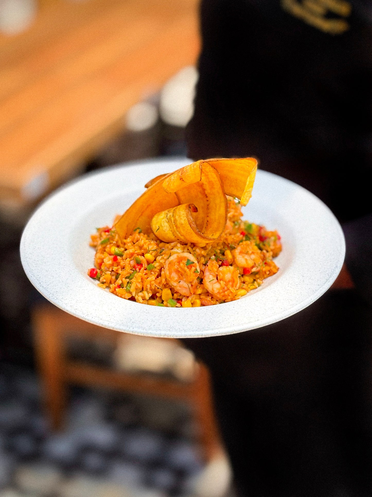 Arroz de camarones