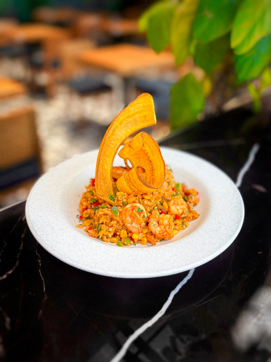 Arroz de camarones