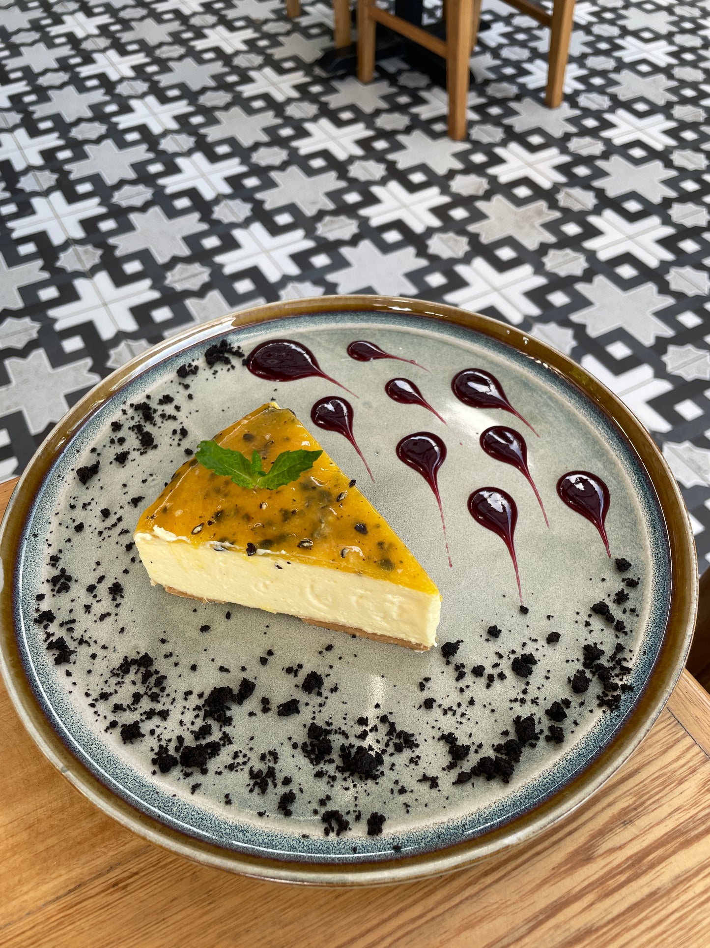 Cheesecake de maracuyá