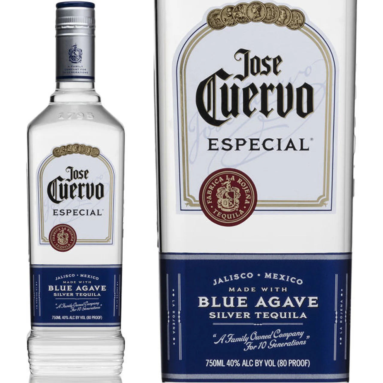 TEQUILA JOSE CUERVO ESPECIAL SILVER 750ML