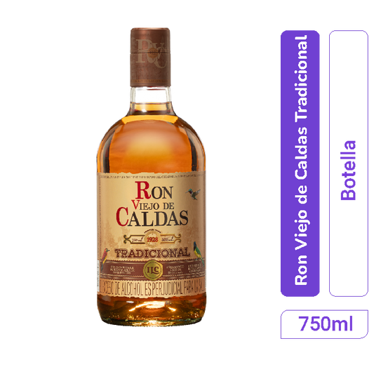 RON VIEJO DE CALDAS TRADICIONAL X 750ML