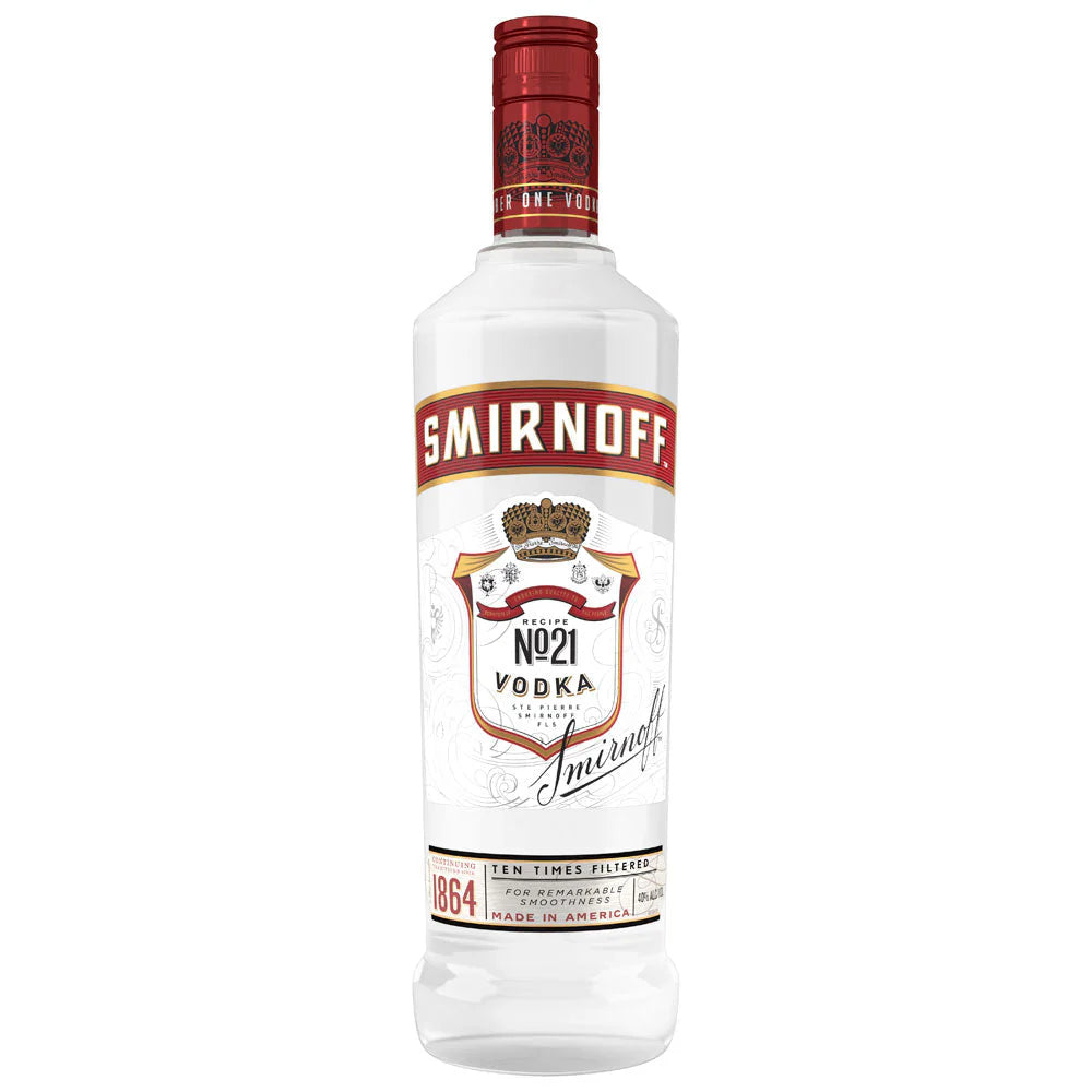 SMIRNOFF N°21 VODKA RED X 750CL