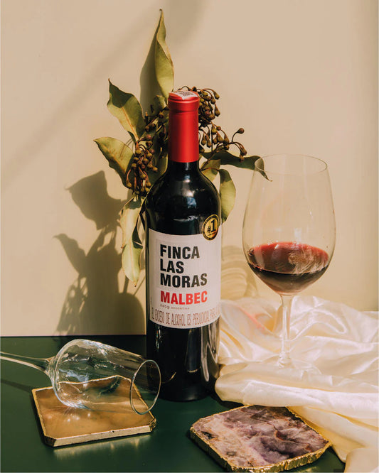 VINO LAS MORAS TINTO MALBEC 750ML